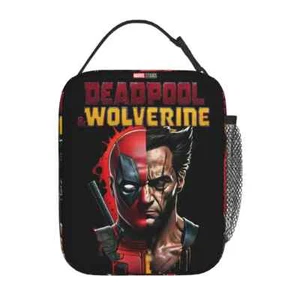 Deadpool & Wolverine Insulated Lunch Bag Food Box Reusable Thermal Lunch Boxes - Picture 1 of 44