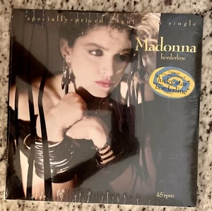 HYPE STICKER SEALED! USA Maxi Single: MADONNA Borderline & Lucky Star REMIX - Picture 1 of 11