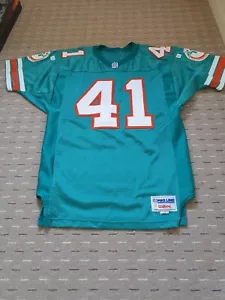 Wilson NFL JERSEY Miami Dolphins Sz44 L Keith BYARS #41 1995 VGC - Picture 1 of 19