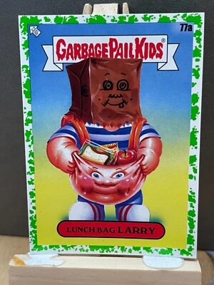 2020 Garbage Pail Kids Booger GREEN BORDER 77a LUNCH BAG LARRY LATE TO SCHOOL  - Image 1 of 2