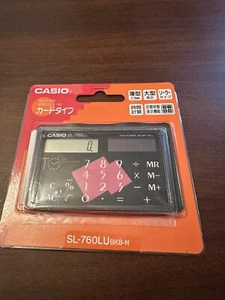Calcolatrice Solare Casio SL-760LU In Confezione Sigillata (Nuova Vecchio Stock) Funzionante - Foto 1 di 4