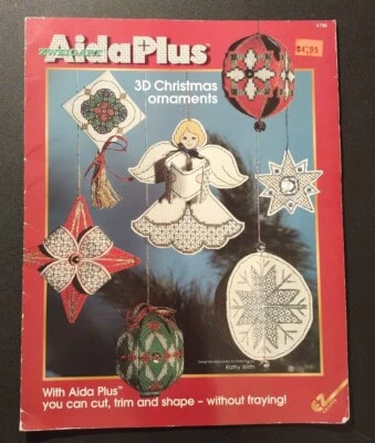 Zweigart AidaPlus 3D Christmas Ornaments - Image 1 of 2