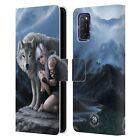 OFFICIAL ANNE STOKES WOLVES LEATHER BOOK WALLET CASE COVER FOR OPPO PHONES