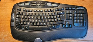 Logitech Wave wireless ergonomic keyboard & mouse RCP140 - Photo 1/7