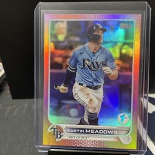 2022 Topps Series One 1st Edition Austin Meadows HOT PINK Foil Card /10 First