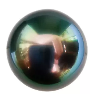 Huge 16mm South Sea Genuine black peacock Round Loose Pearl Undrilled Jewelry 02 - Picture 1 of 1