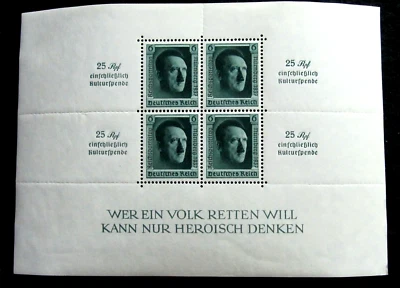 ALEMANIA - SCOTT # B104 - HOJA 4 - MNH - CAT VAL $75,00 Foto 1 de 2