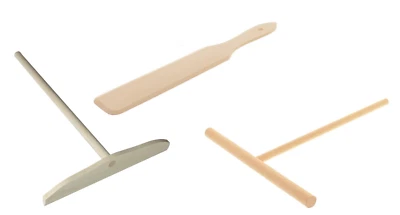 Crepes-Verteiler Wender Holz vorne breit Crepesschieber Wender Teigverteiler - Bild 1 von 4