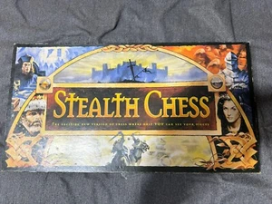 Stealth Chess Board Game - Hard To Find - 1997 - Chess with a Poker Face!! - Picture 1 of 4