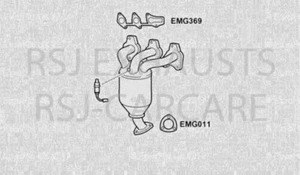 ECGM1037 Catalytic Converter MANIFOLD CAT - Picture 1 of 1