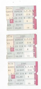 1976 12/25 Basketball Ticket Lot Phoenix Suns Los Angeles Lakers, Jabbar 22 Pts - Bild 1 von 1