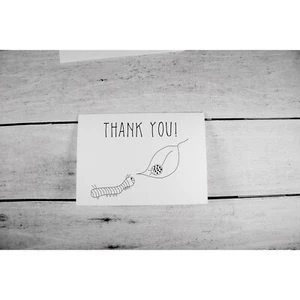 Caterpillar and Ladybug Greeting Card For All Occassions - Picture 1 of 5