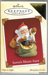 Hallmark, Andenken Ornament, Santa's Magic Sack, 2005 Exclusive, NEU - Bild 1 von 2