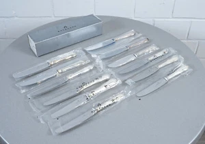 12 Auerhahn Messer Menümesser Rokoko versilbert Hartversilbert 90er Auflage NEU - Bild 1 von 12