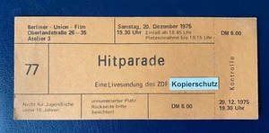 20.12.1975 ZDF Hitparade Carpendale,Paola,Dorthe,Gunter Gabriel,Clüver,Roberts - Bild 1 von 3