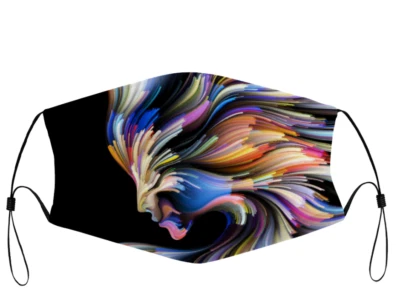 Reusable Face Cover Dust Proof with x2 Filter Element for Adults Fast Shipping! - Image 1 of 4