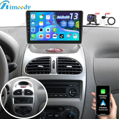 Android 12 Autoradio GPS NAVI Für PEUGEOT CC 206 2004-2008 Citroen C2 2006-2013 - Bild 1 von 4