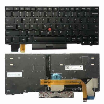 Teclado retroiluminado para Lenovo Thinkpad L13 Yoga Gen 2 tipo 20VL 20VK reemplazar EE. UU.  Foto 1 de 4