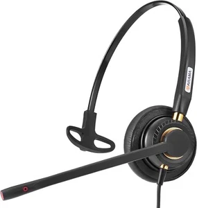 USB Headset with Microphone Noise Cancelling & Audio Controls Ultra Comfort USB - Picture 1 of 7