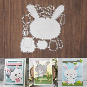 Build a Bunny Stanz- und Prägestanzformen - große Tierfigur Frühling Haustier - Bild 1 von 9