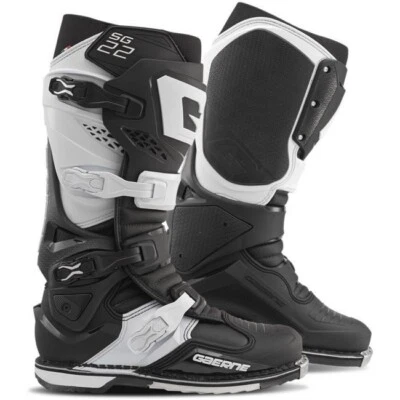 Stivale Moto Cross Gaerne Sg 22 White/Blak Numero 42 - Immagine 1 di 2