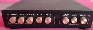 RF/CATV + Vintage Computer/Game Console + VCR Record/Watch Switcher Box - Picture 1 of 2