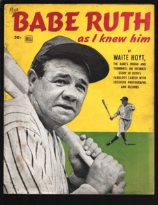 Babe Ruth As I Knew Him 1948-Waite Hoyt-Photo cover-Loaded with info and pix-VG+ - Picture 1 of 2