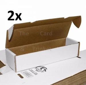 2x BCW Card Storage Box Cardboard 1000ct 'Gaming' TCG 1-BX-G1000 - Picture 1 of 5
