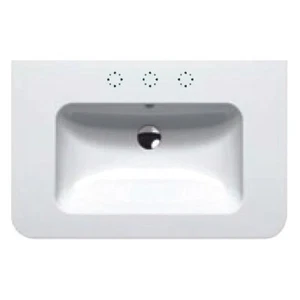 Catalano 180GRUP00 Green 31.5"x20.47" Fireclay Washbasin, White - Picture 1 of 3