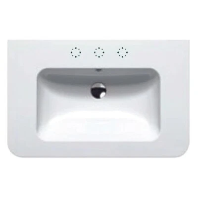 Catalano 180GRUP00 Green 31.5"x20.47" Fireclay Washbasin, White - Image 1 of 3