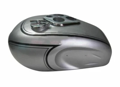 TRIUMPH T90 5T 速双银色涂漆气体燃料彼得罗罐 1948 + 帽子/适合 — 第 1/4 张图片