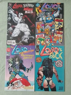 4 LIBROS DE CÓMICS LOBO DC DEADMAN VALIENTE CALVO PARAMILITAR CONVENCIÓN DE NAVIDAD ESPALDA Foto 1 de 4