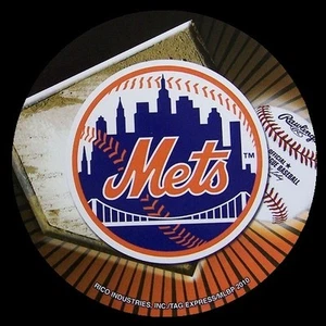 Window Bumper Sticker MLB Baseball New Yorks Mets NEW - Picture 1 of 1