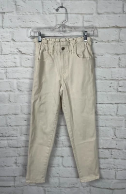 GAP Kid Denim Girls Cream Mom Jeans Size 10 - Image 1 of 4