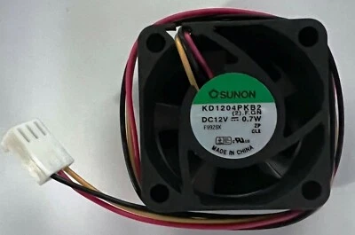 Sunon 12VDC 0.7W 40 x 40 x 10 mm KD1204PKB2 High Speed Silent Cooling Fan - Image 1 of 2