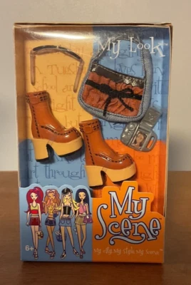 Barbie My Scene My Look 2002 accesorios de moda botas cámara Mattel B4873 en caja original Foto 1 de 4