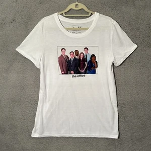 The Office OL Character Graphic Top Women's XL White Crew Neck Pullover - Picture 1 of 7