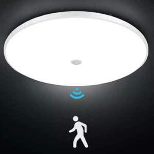 Lámpara de techo LED con detector de movimiento Lámpara de techo Sensor Lámpara de escalera D - Imagen 1 de 19