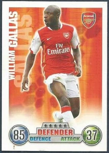 TOPPS MATCH ATTAX 2007-08 TRADING CARD-ARSENAL-WILLIAM GALLAS - Picture 1 of 1