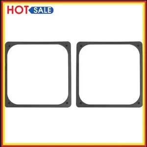 120 x 120 mm Anti-Vibrations-Lüfterdichtung aus Silikonkautschuk für PC-Computer - Bild 1 von 10