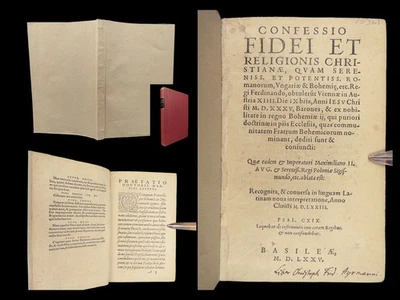 Confessio fidei – Bohemian Brethren – 1575 | Reformation Statement of Faith - Image 1 of 4