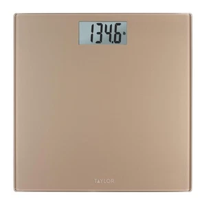 Taylor Precision Products Digital 400 lb Capacity Bathroom Scale, Champagne - Picture 1 of 7