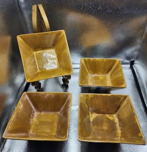 Tabletops Gallery York Square Soup/Salad/Cereal Bowls (Set of 4) READ - Picture 1 of 24