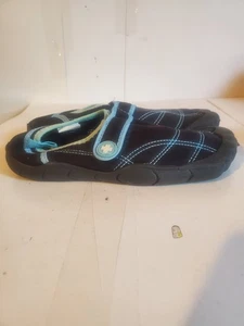Unisex Wasserschuhe Aqua Socken schwarz blau Größe 7/8 Schwimmen Strand Pool Surfen Slipper - Bild 1 von 6