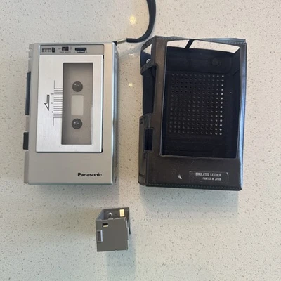 VTG Panasonic RQ-337 Cassette Player Recorder Silver- Turns On- Parts Or Repair! - Image 1 of 4