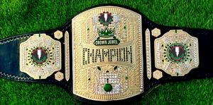 NEW CROWN JEWEL CHAMPIONSHIP TITLE BELT,WRESTLING BELT,4MM,ADULT SIZE - Bild 1 von 5