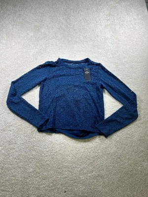 Hollister Shirt Womens Small Floral Lace Long Sleeve Must Have NWT Sheer Layer - Image 1 of 4