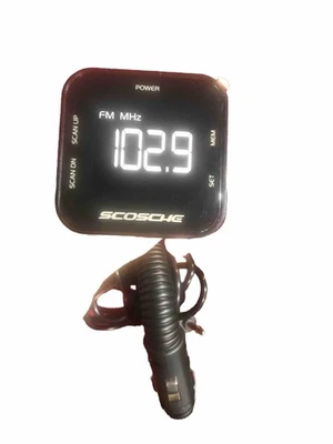Scosche FM Transmitter W/ Digital Display FM Stereo Flexible Neck - Image 1 of 3