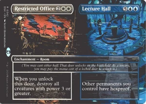 MTG Restricted Office // Lecture Hall (Borderless) Normal NM Duskmourn: House of - Bild 1 von 2