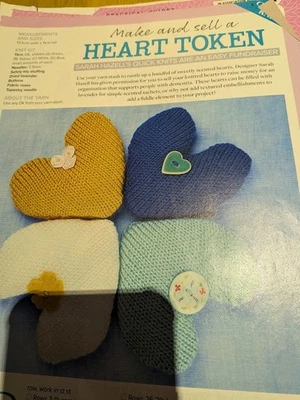 Little Hearts Knitting Pattern. - Image 1 of 2